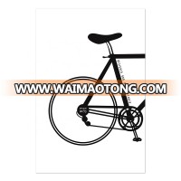 Simple Cycling Bicycle Art Wall Picture Big Printed Painting For Gym