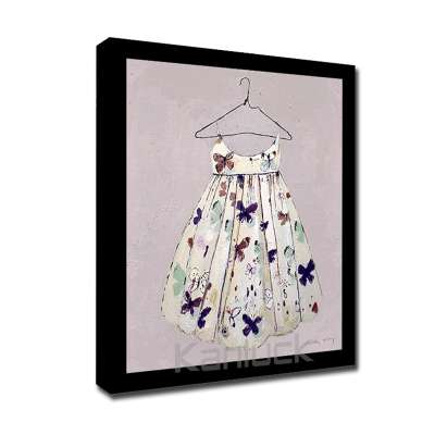 Beautiful Dress Picture Printing Wall Art for Living Room