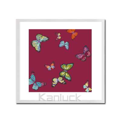 Beautiful Butterfly Customized Giclee Printed Art on Art Paper